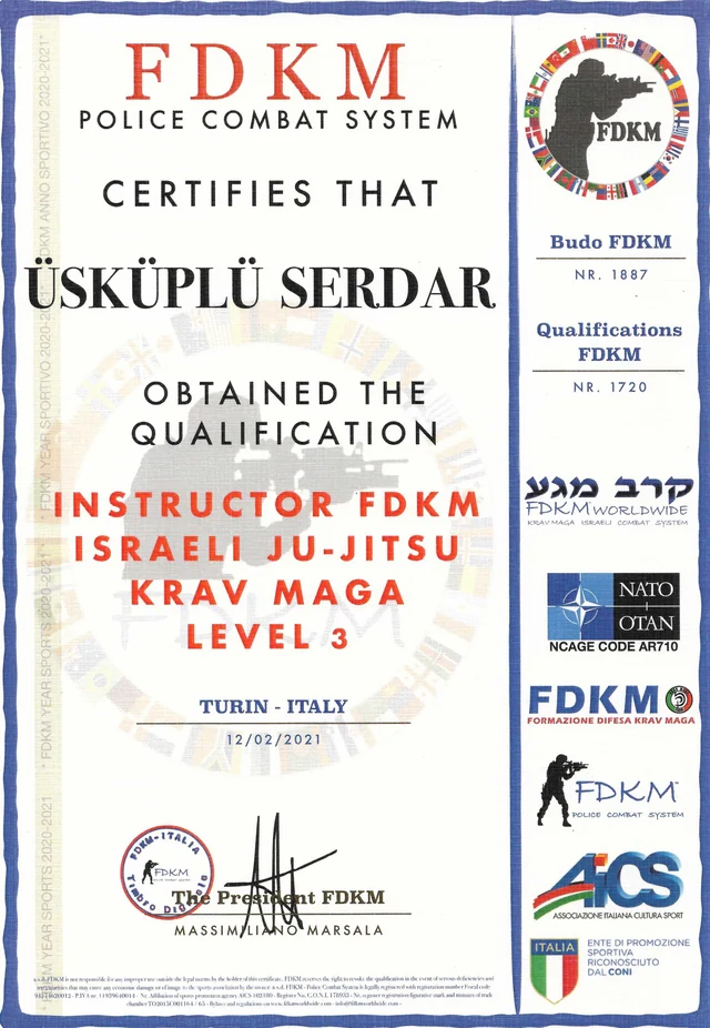 Instructor FDKM Level 3